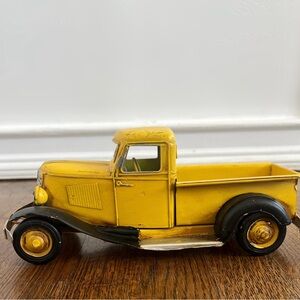 Vintage Yellow Toy Truck